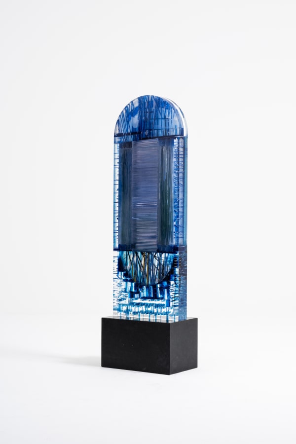 Monique Rozanes, "Immortelle Bleue", 2023