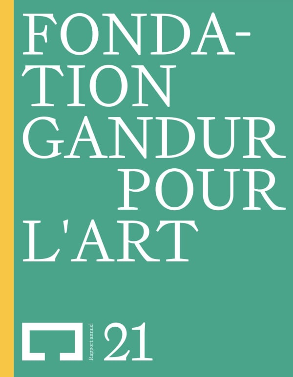 Rapport Annuel de la Fondation Gandur pour l'Art