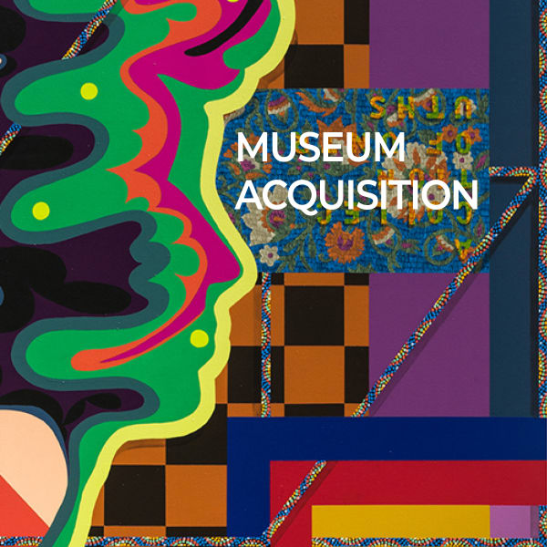 Amir H. Fallah, They Will Say a Collection of Untruths, 2022. Acrylic on canvas. 96 x 72 in (244 x 183 cm).