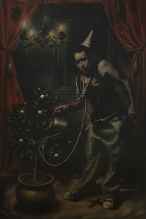 Leslie Rice - A little jerk. A study for a much larger, more serious endeavour, 2025