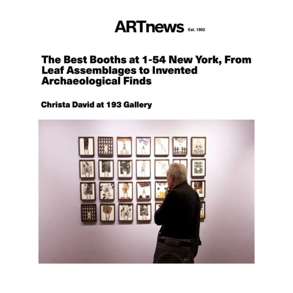 The Best Booths at 1-54 New York, From Leaf Assemblages to Invented Archaeological Finds - Artnews
