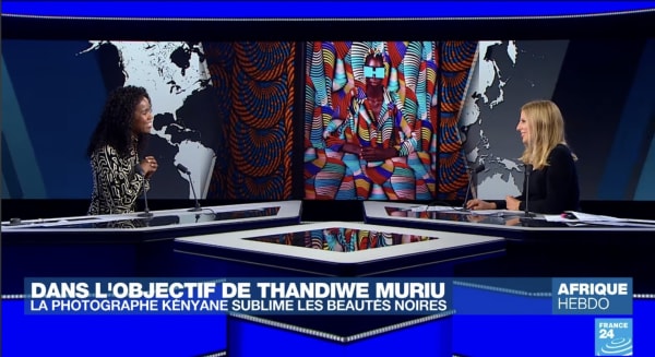 With her camera, photographer Thandiwe Muriu sublimates black beauties - France 24