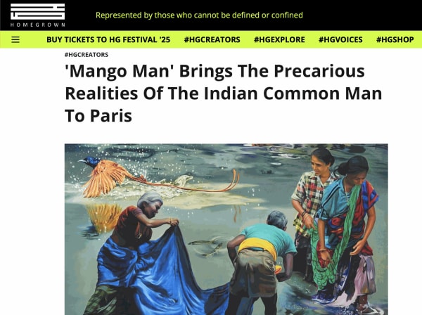 'Mango Man' Brings The Precarious Realities Of The Indian Common Man To Paris
