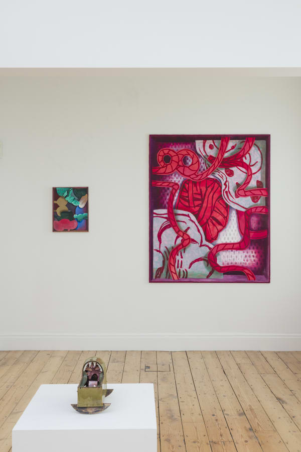 CLEW , 2023 Acrylic on canvas 137 x 168 cm 54 x 66 1/8 in