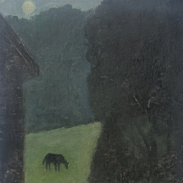 stacy caldwell - no. 1 horse at pasture, late evening