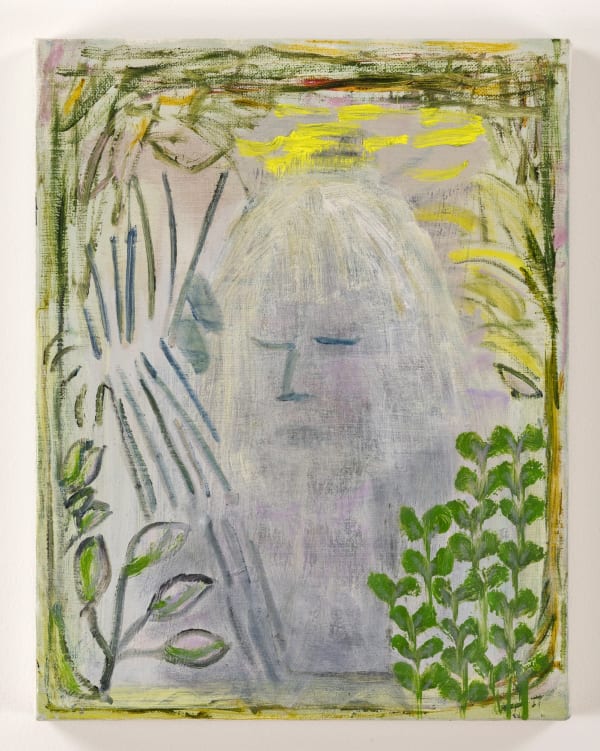 julia schwartz, behind a web, just a glimpse, then sunlight breaks the fog, 2024