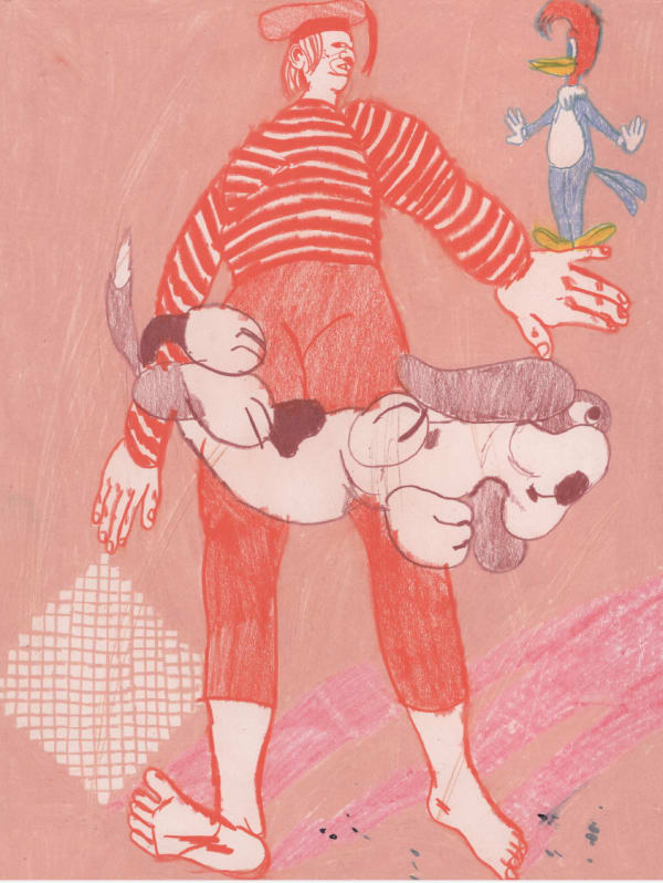 AA - LOCALS NO. 2 , JUSTIN BROWN DURAND - LITTLE WOODPECKER WITH DOG, 2025