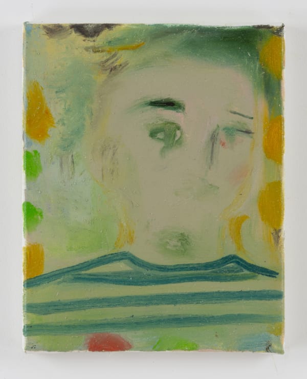 julia schwartz, striped shirt, 2023