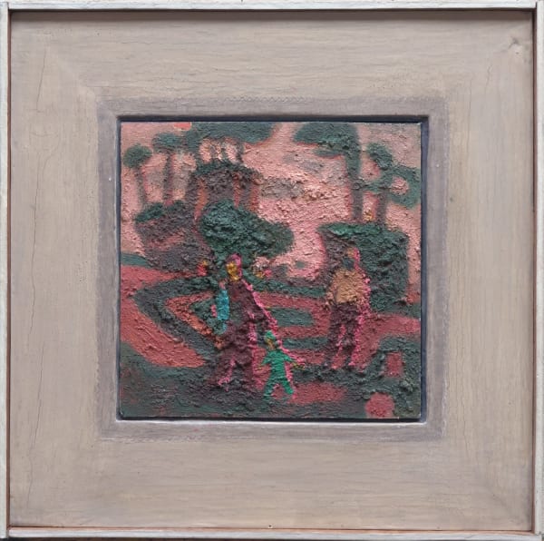 ALEX COHEN, sunset and three figures , 2024