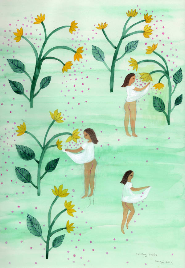 mugi takei, spilling seeds