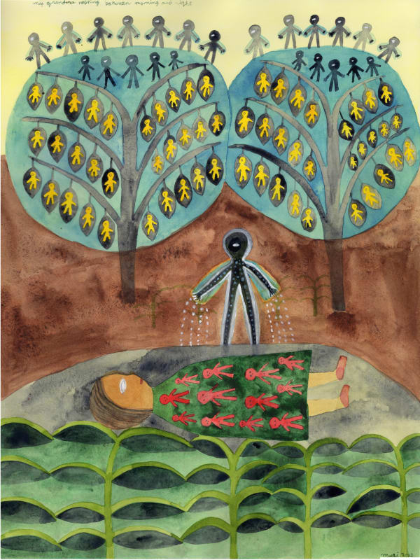 mugi takei, grandma resting between