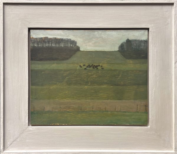 stacy caldwell , no. 18 wooded hill with cows