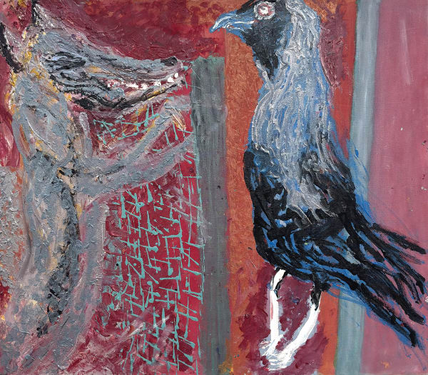 JOEL SCHILLER, THE FOX AND THE CROW, 2017