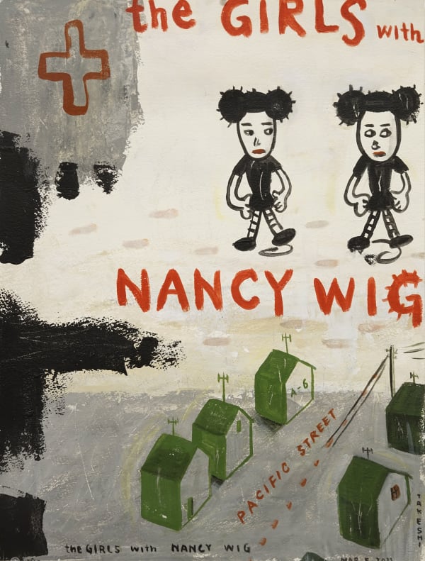 takeshi tadatsu, The girls with Nancy wig, 2022