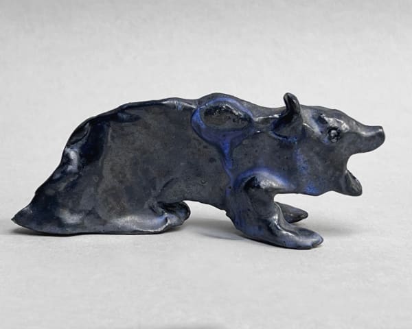 adam gurvitch, blue forest creature, 2022