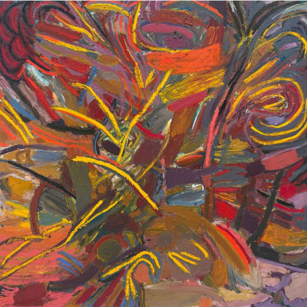 Sky Painting, 2025 Oil & oil stick on board 240 x 240 cm⁠