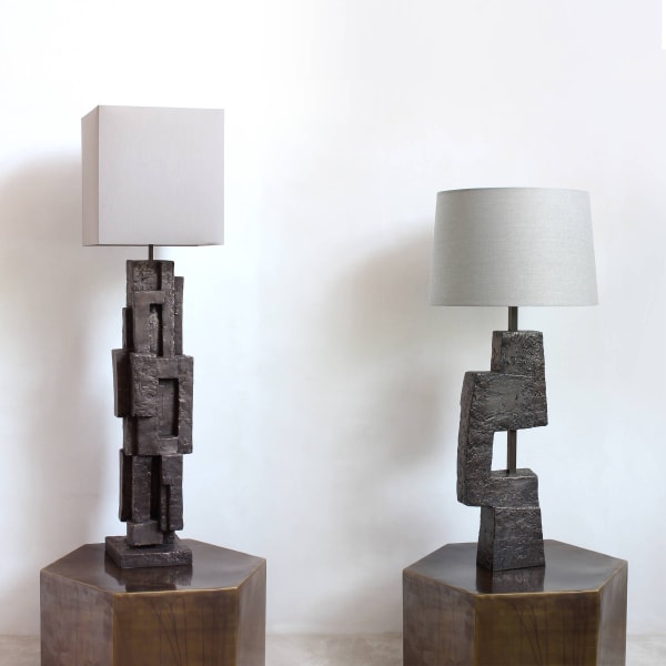 Totem and Cerne Bronze Lamps