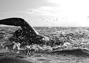 Anne Spudvilas, Swimmer