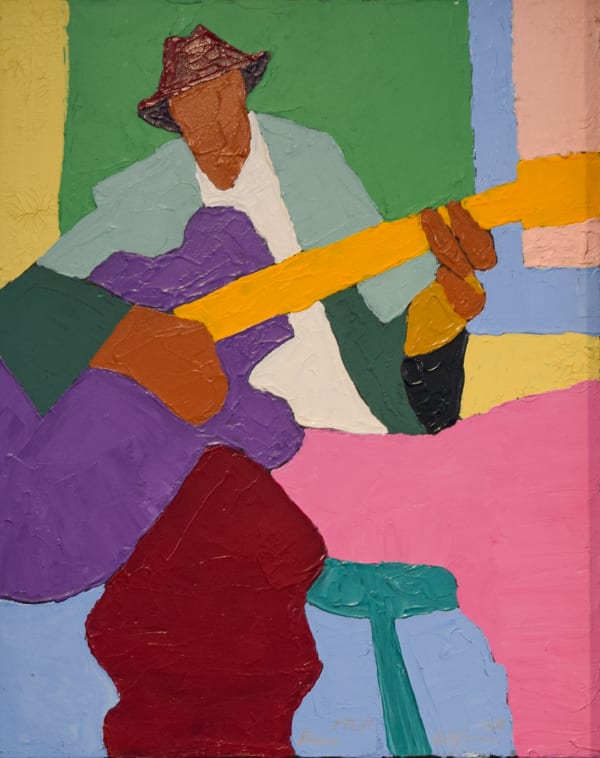 Dane Tilghman, Purple Guitar Man, 2025