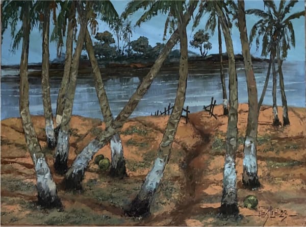 Leslie Lumeh, Coconut Plantation, 2023