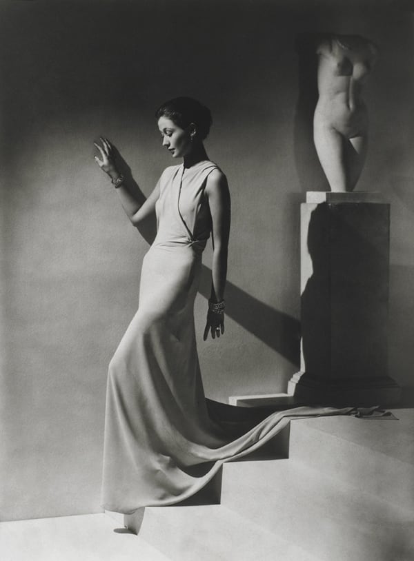 George Hoyningen-Huene, Toto Koopman, Evening Dress by Augustabernard, 1934
