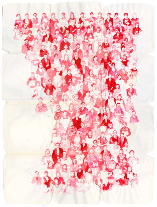 204 Listeners, 2025 120.2 x 91.7 cm