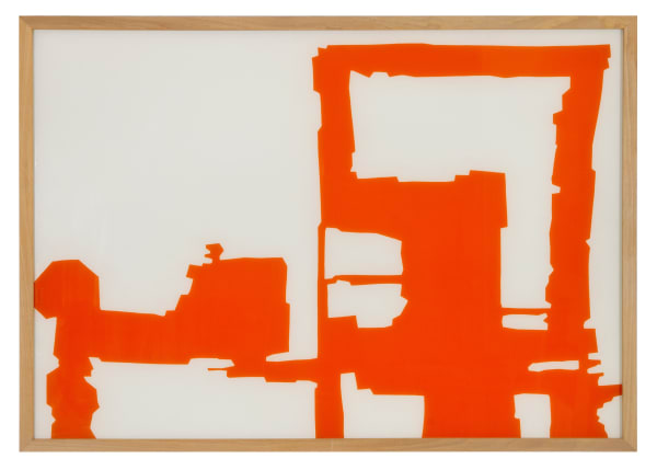 Los Feliz M.G. (orange), 2002 100 x 140 cm