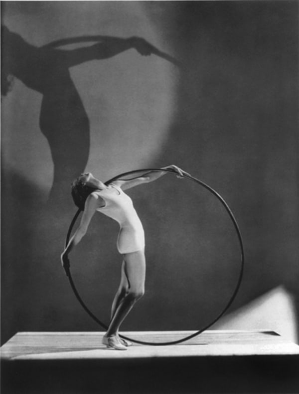 George Hoyningen-Huene, Swimwear with Hula Hoop, Miss E. Carise, 1930