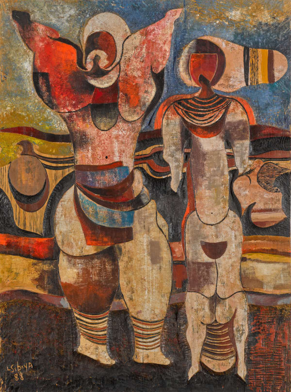 Lucky Sibiya, Zulu Couple, 1988