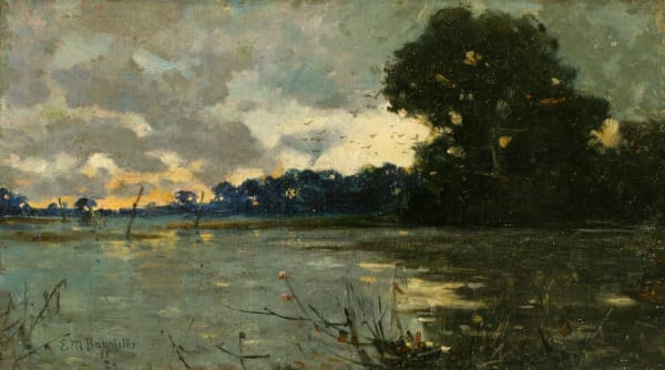 E.M. Bannister - Migration at Sunset