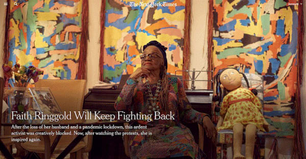 Faith Ringgold Will Keep Fighting Back