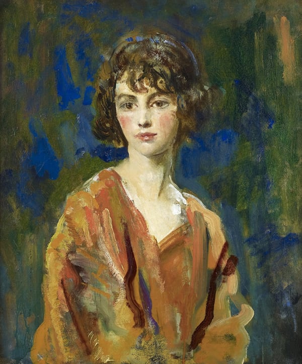 Ambrose McEvoy - Portrait of Xenia, Countess of Lathom, Mid 1920s