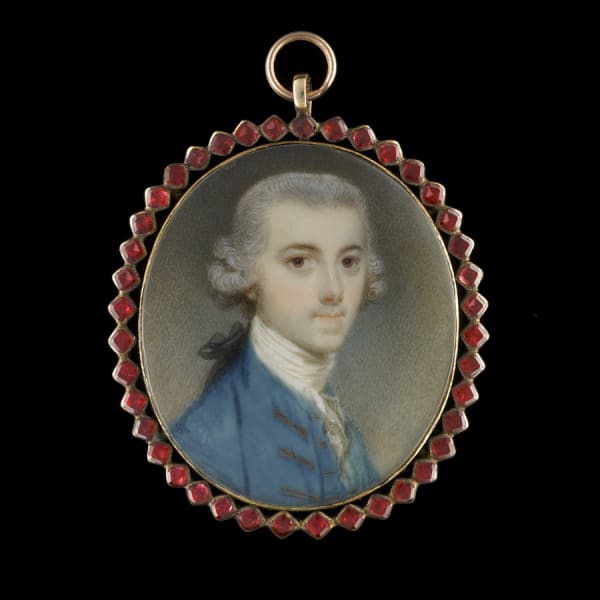 Portrait miniature of John Taylor