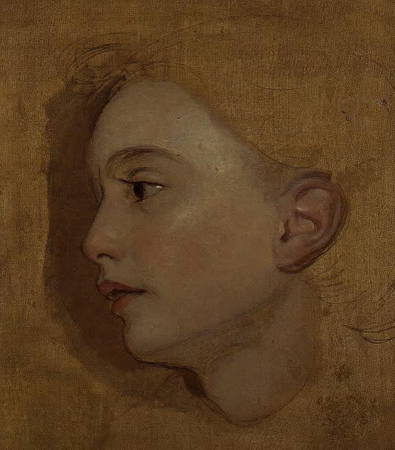 Sir Edwin Henry Landseer - Portrait Study of a Girl, c. 1850