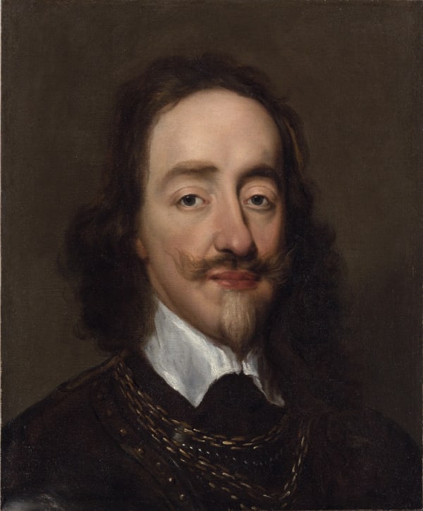 William Dobson - Portrait of King Charles I (1600-49), bust-length, in armour, Early 1640s
