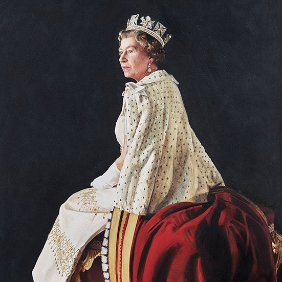Portrait of Queen Elizabeth by Richard Stone