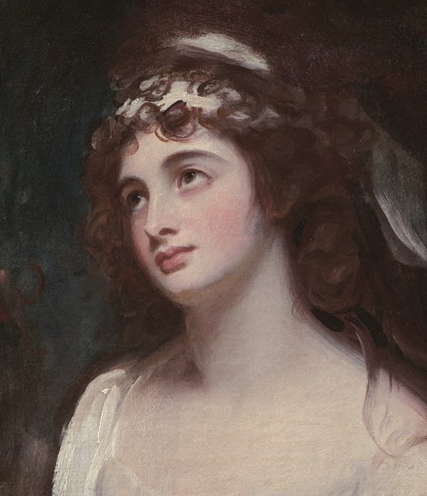 George Romney - Portrait of Mary Benwell, Mrs Code (fl. 1761-1800), late 18th century
