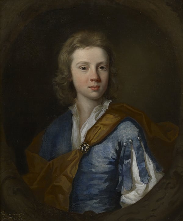 John Closterman - Portraits of Mary Gyfford (b. 1679) aged 13, and Margaret Gyfford (b. 1680) aged 12, late 17th century