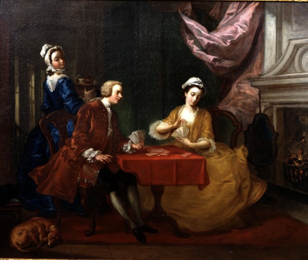 Joseph Francis Nollekens RA - The Card Players, c. 1735