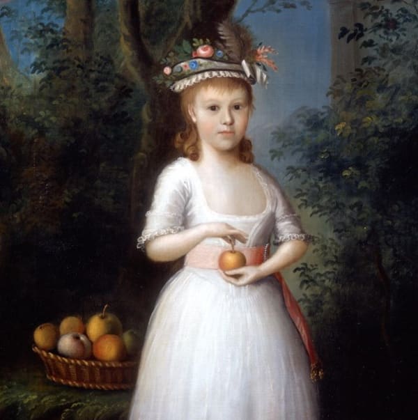 American School portrait of girl