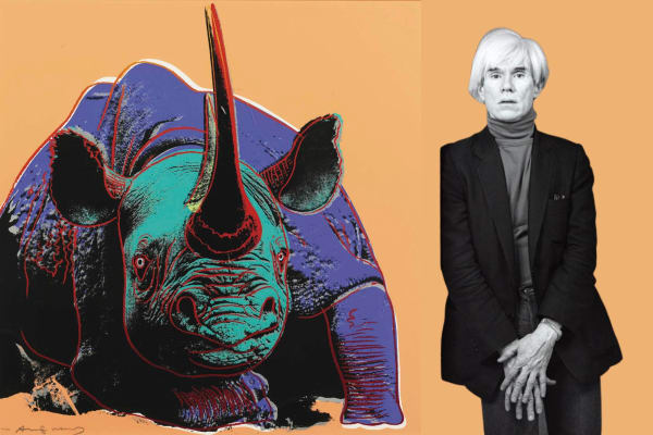 #WarholWednesday - Black Rhinoceros