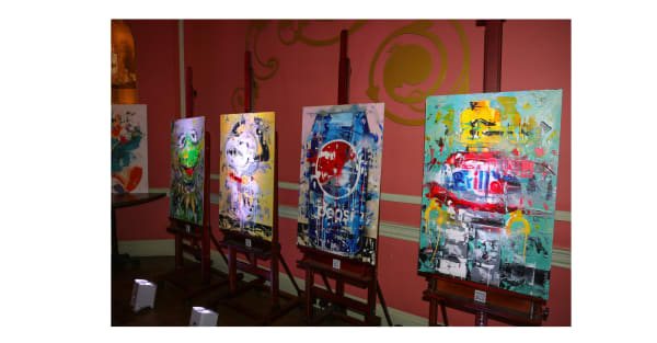 Jessie Foakes solo exhibition Opening night photo and video recap