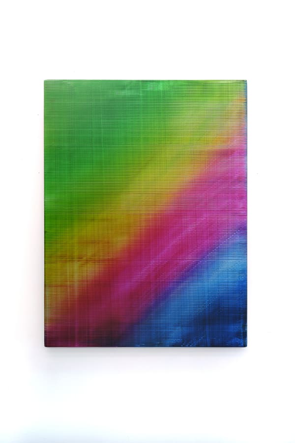 30 Untitled P0302020 145X110Cm Oilsilver Paint Wood 2020 7650 Incl Btw