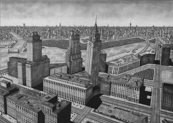 06 Infinitas City Pencil On Paper 50 X 70 Cm 2014