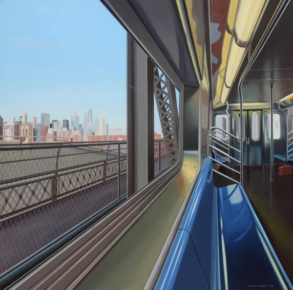 Reinier Berendsen Q Train Crossing Manhattan Bridge 50 X 50 Mpv Gallery