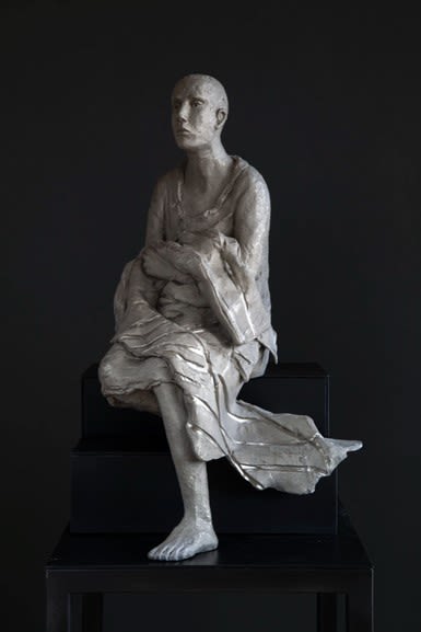 Hanneke Beaumont Sculpture Whitebronze 134 60X40X40