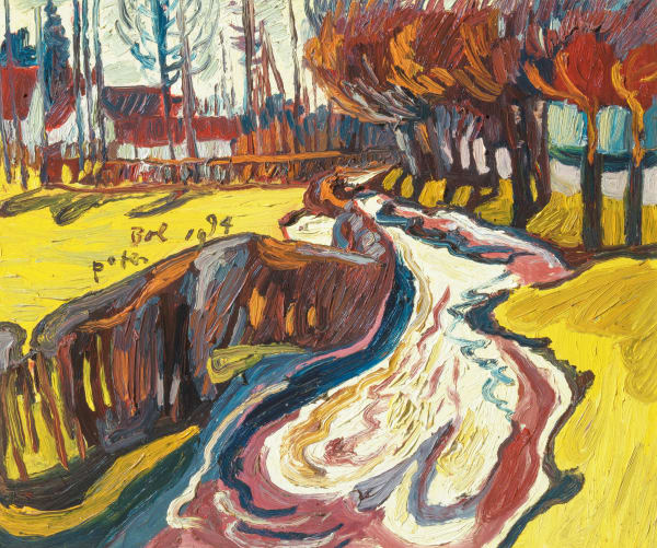 Peter Bol, Een oneindige schittering, 1994, 50x60 cm