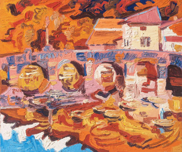 Peter Bol, Rupt aux Nonnais, 1998, 50x60 cm