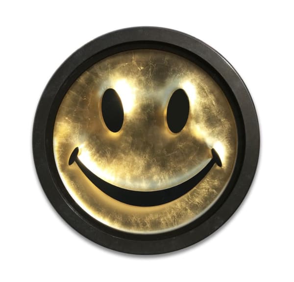 Ryan Callanan - Small Smiley Gold Finish (Edition of 25), 2024