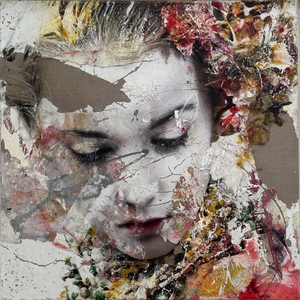 Lita Cabellut, The essence of the wind, 200x180 cm